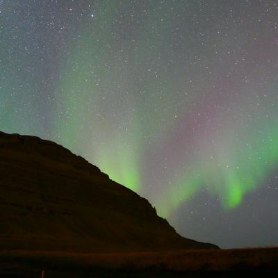 2023-09-18 - Aurores boréales, Islande, Kirkjufell, Snæfellsnes
