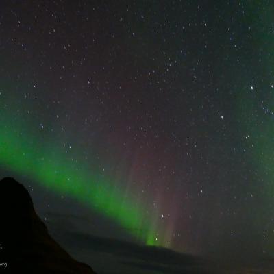 2023-09-18 - Aurores boréales, Islande, Kirkjufell, Snæfellsnes