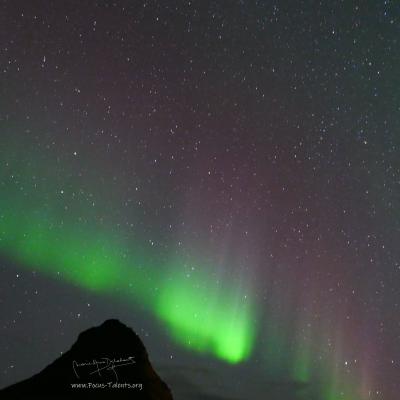 2023-09-18 - Aurores boréales, Islande, Kirkjufell, Snæfellsnes