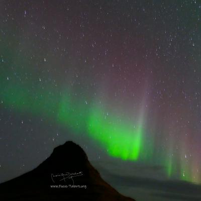 2023-09-18 - Aurores boréales, Islande, Kirkjufell, Snæfellsnes