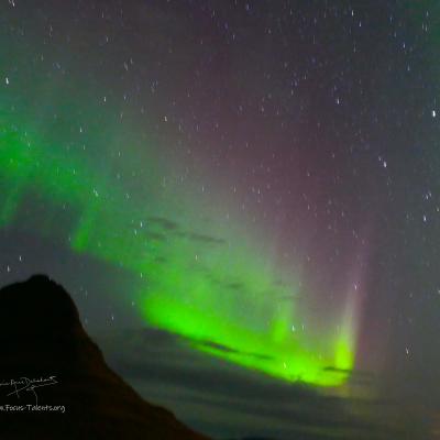 2023-09-18 - Aurores boréales, Islande, Kirkjufell, Snæfellsnes
