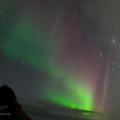 2023-09-18 - Aurores boréales, Islande, Kirkjufell, Snæfellsnes