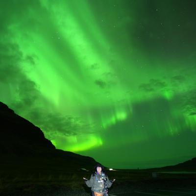 2023-09-18 - Aurores boréales, Islande, Kirkjufell, Snæfellsnes